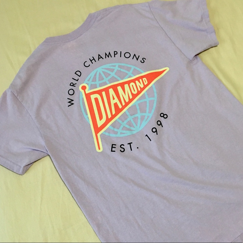 Diamond Supply Co. Lavender T-shirt